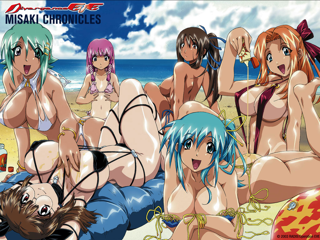 ball, beach, bikini, divergence_eve, kiri_marialate, kotoko-1, kureha_misaki, luxandra_frail
