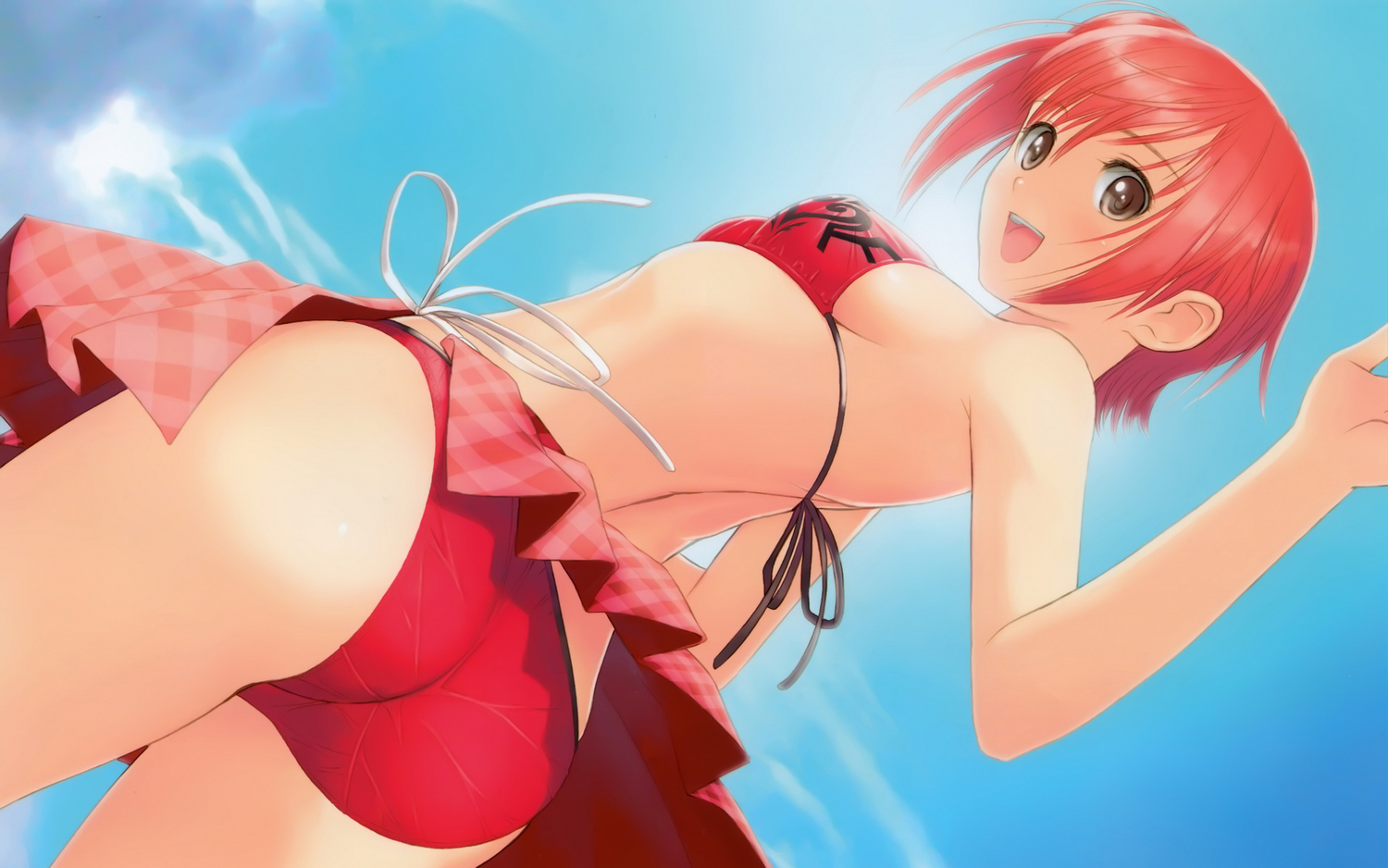 bikini, kanon_seena, shining_wind, skirt, swimsuit, taka_tony