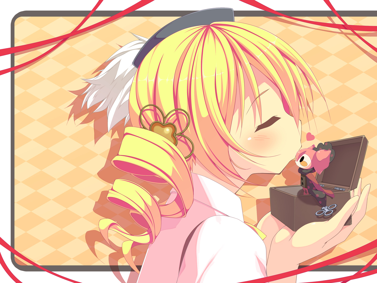 amakara_surume, blonde_hair, charlotte_(mahou_shoujo_madoka_magica), mahou_shoujo_madoka_magica, tomoe_mami