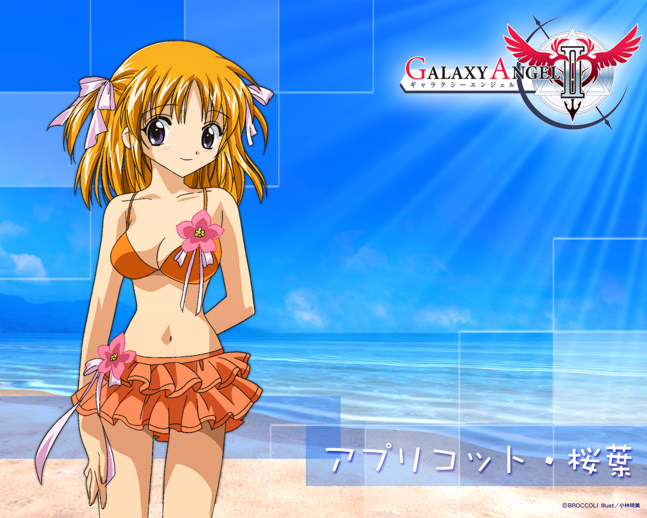 apricot_sakuraba, galaxy_angel, swimsuit