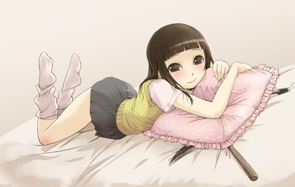 brown_eyes, brown_hair, katteni_kaizou, natori_umi, school_uniform