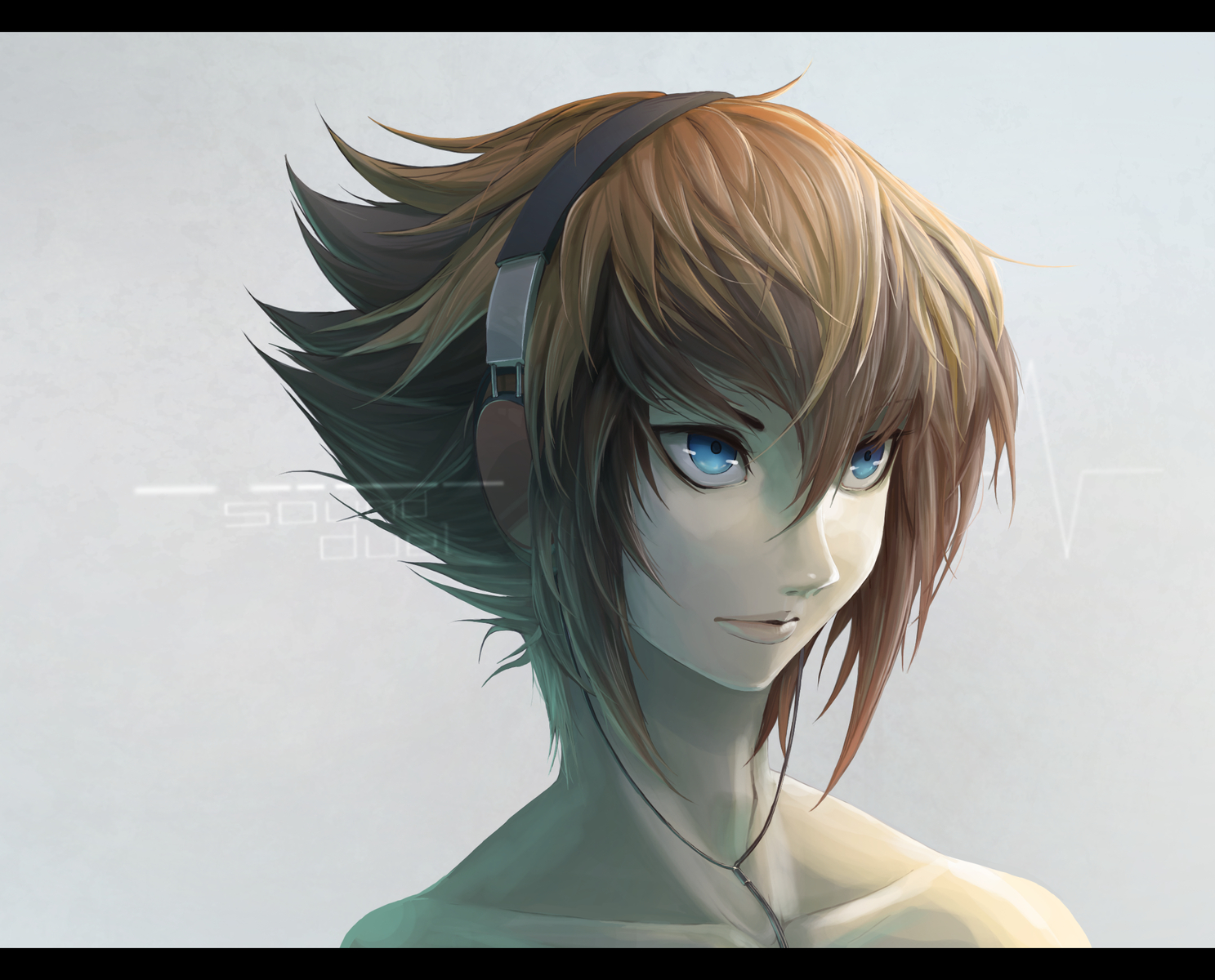 all_male, blue_eyes, brown_hair, headphones, male, short_hair, yu-gi-oh, yu-gi-oh_gx, yuuki_juudai
