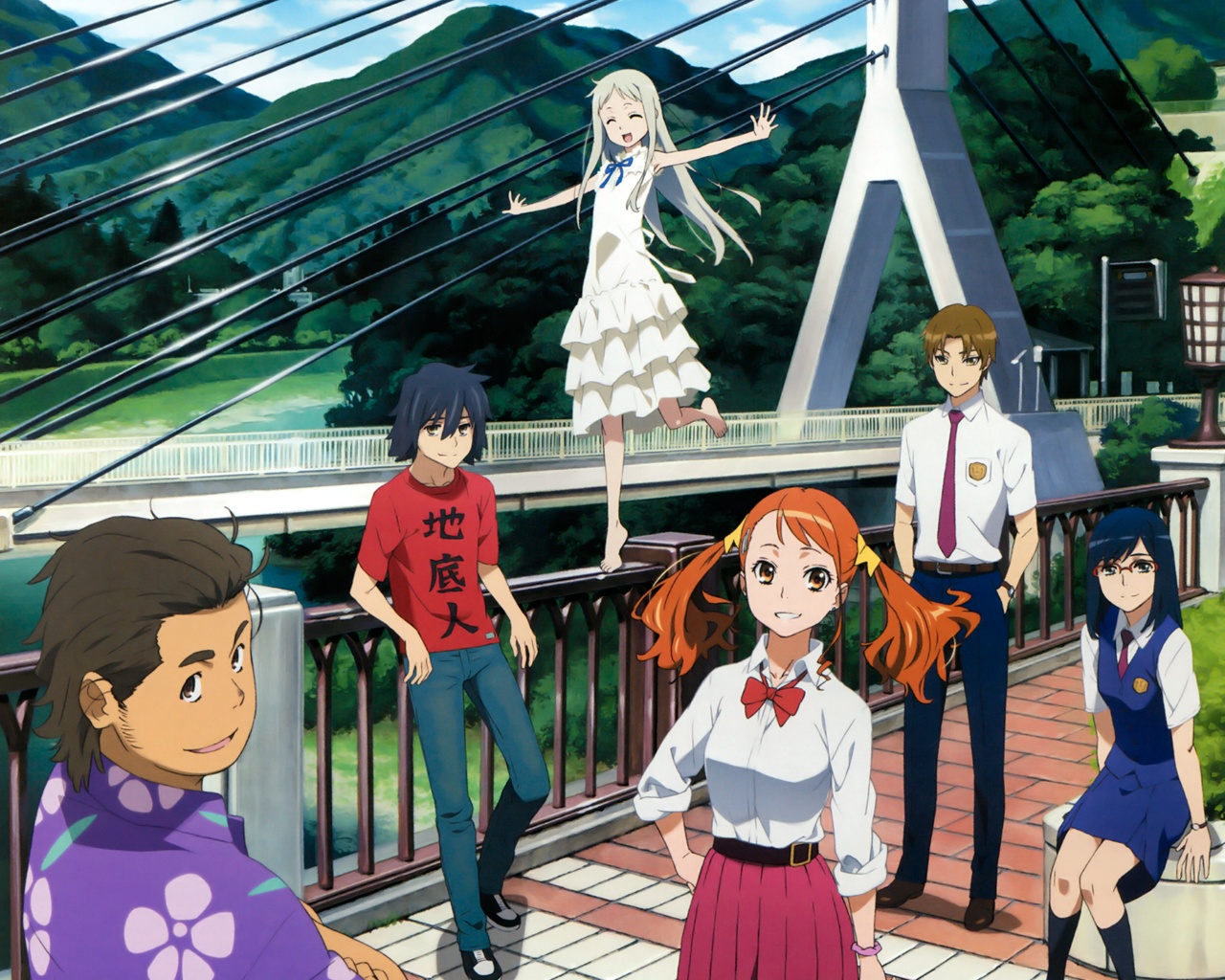 anjou_naruko, ano_hi_mita_hana_no_namae_wo_bokutachi_wa_mada_shiranai, hisakawa_tetsudou, honma_meiko, matsuyuki_atsumu, tsurumi_chiriko, yadomi_jinta