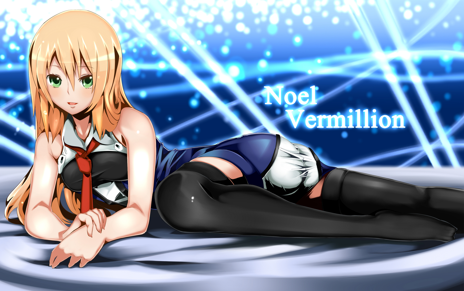 blazblue, green_eyes, noel_vermillion, parsley_(kn-08)