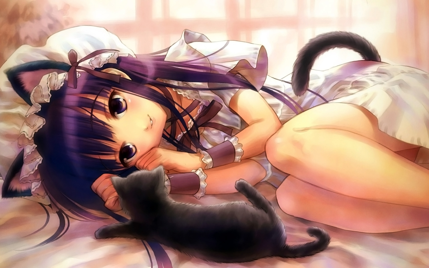 animal, animal_ears, cat, goto_p, hazuki, tail, tsukuyomi_moon_phase