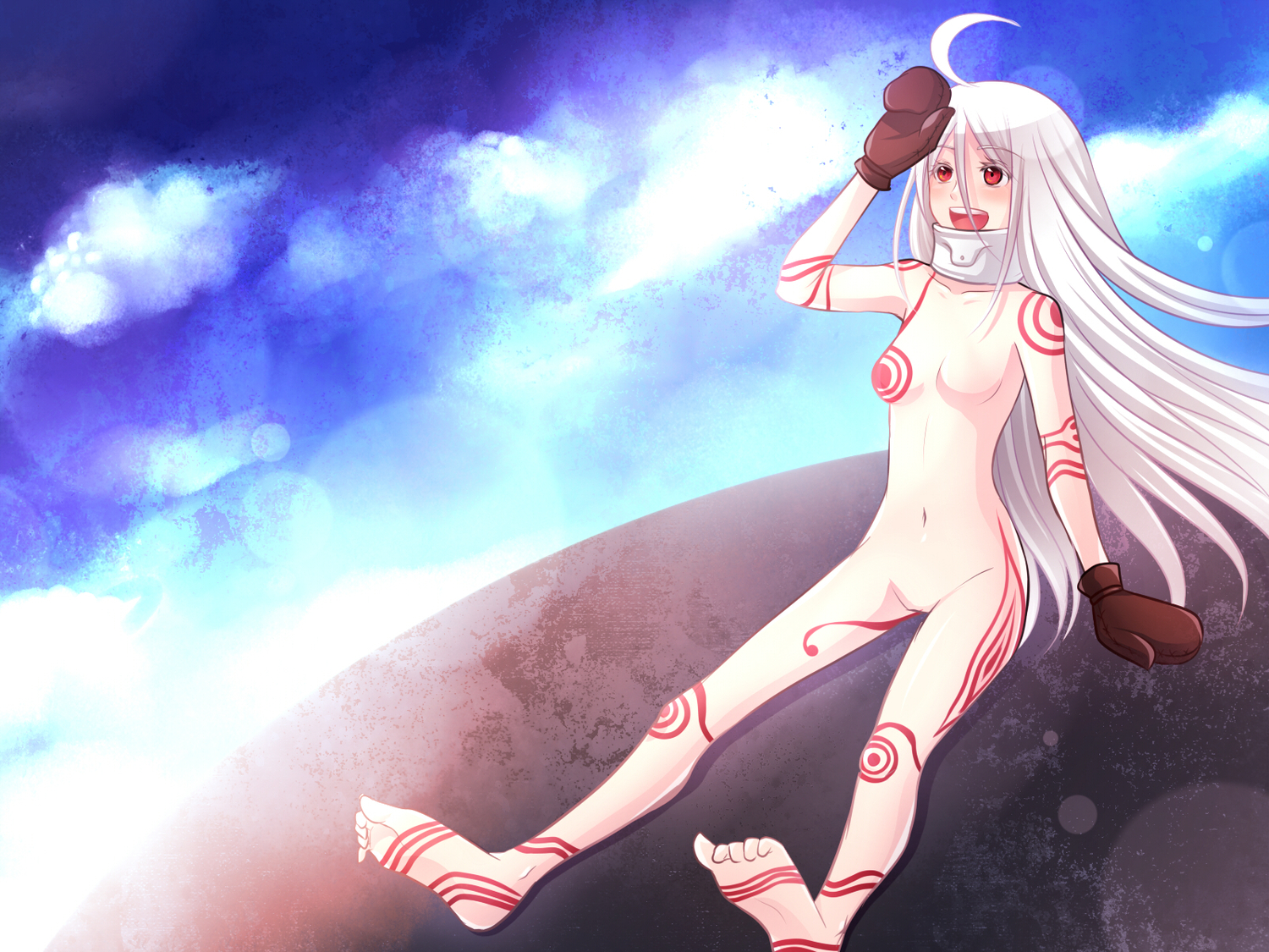 deadman_wonderland, fukufuku, shiro_(deadman_wonderland)