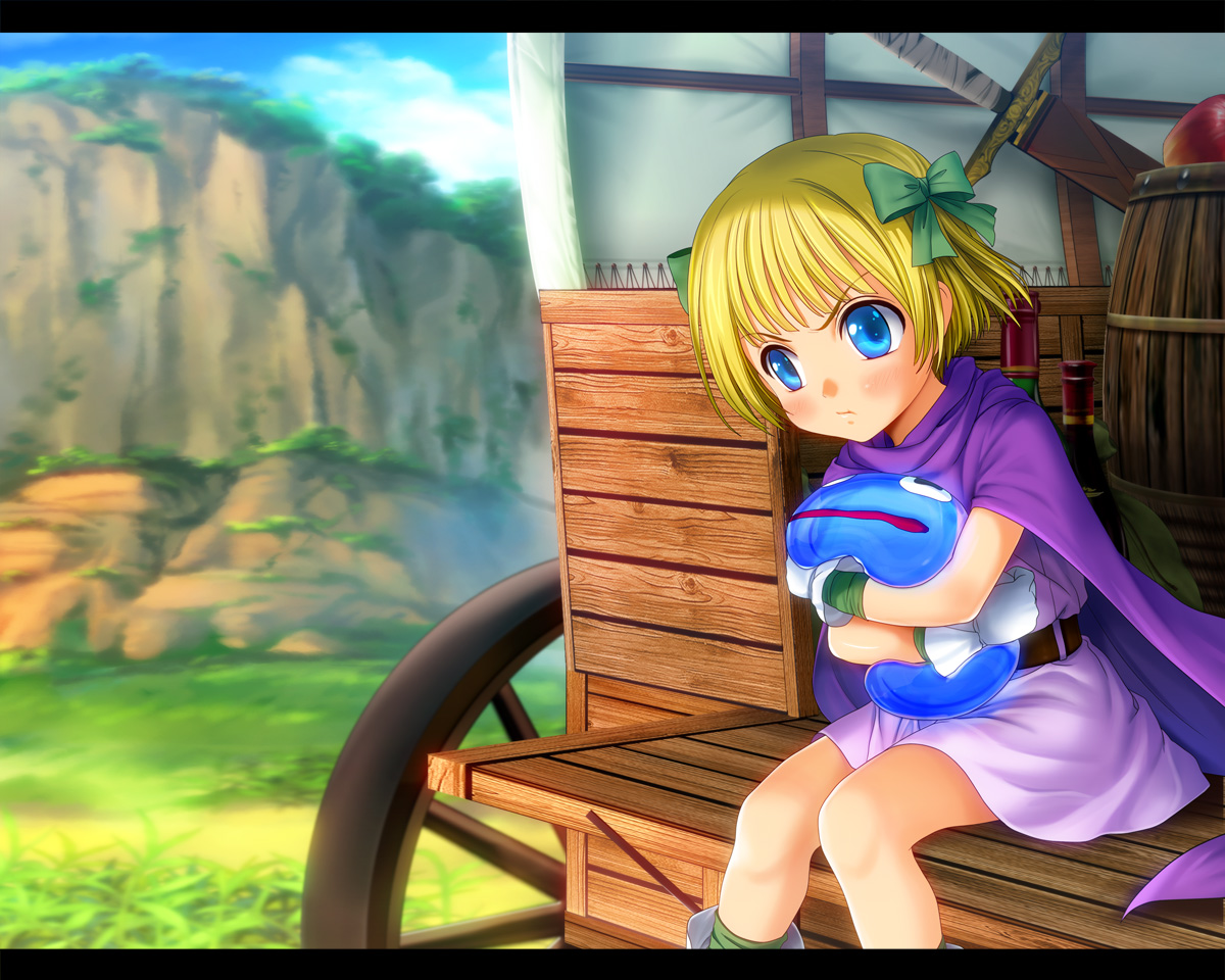 bianca's_daughter, blonde_hair, blue_eyes, dragon_quest, loli, moonknives