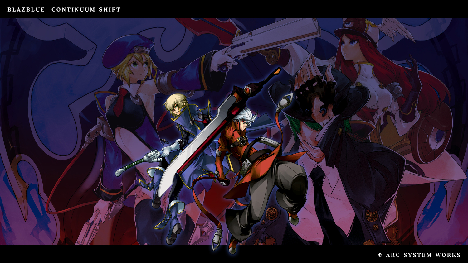 blazblue, hazama, jin_kisaragi, noel_vermillion, ragna_the_bloodedge, tsubaki_yayoi