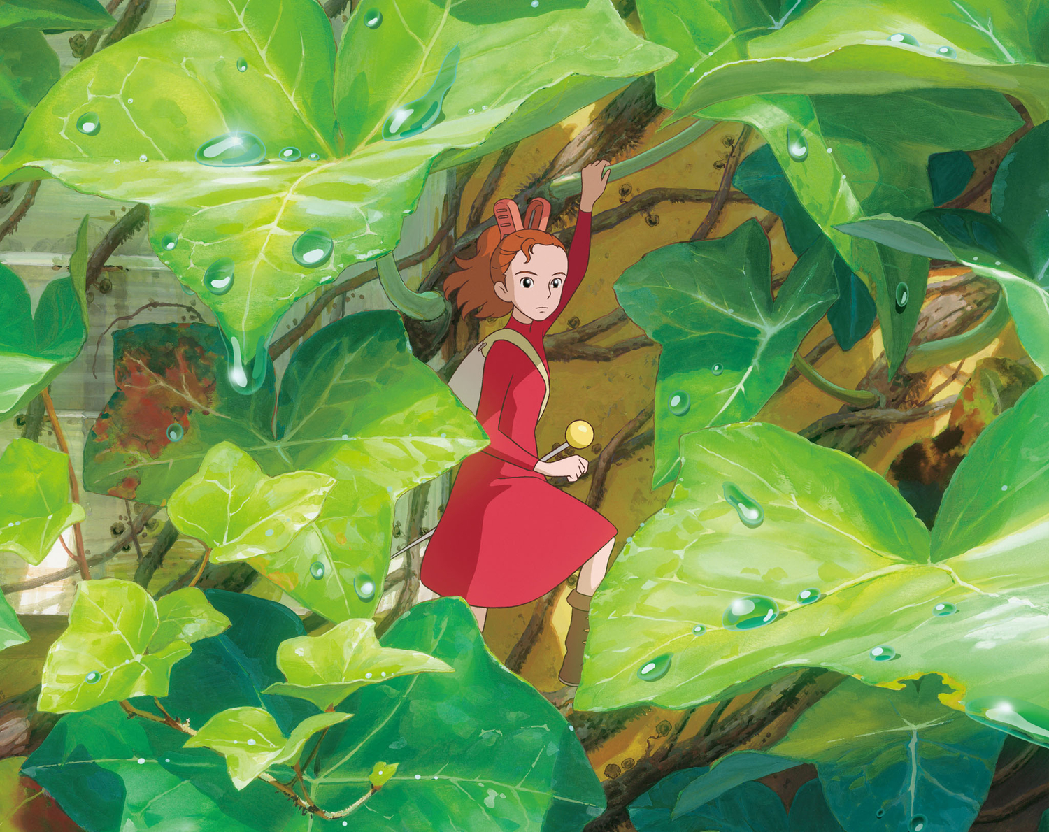 arrietty, ghibli, karigurashi_no_arrietty, ponytail