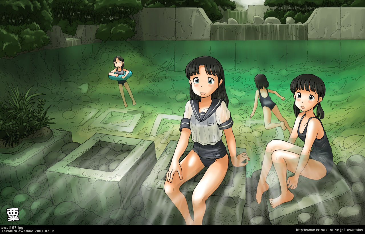 awatake_takahiro, swimsuit, tagme