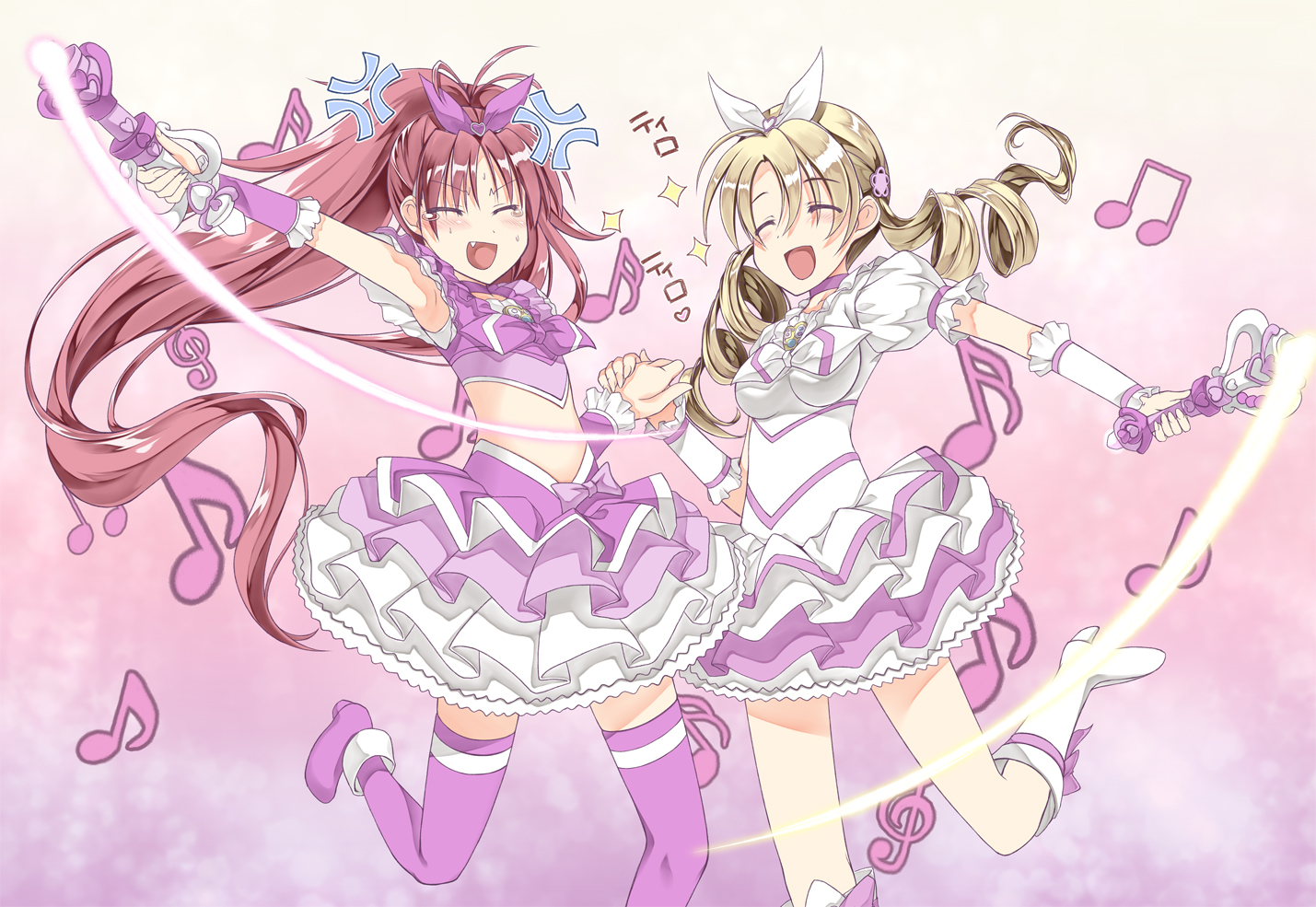 cosplay, mahou_shoujo_madoka_magica, precure, sakura_kyouko, shinohara_shinome, suite_precure, tomoe_mami
