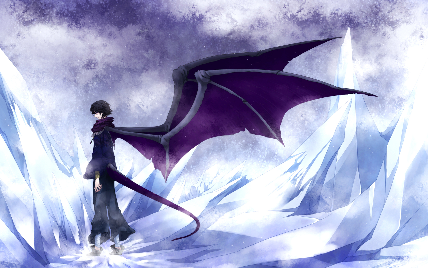 all_male, demon, male, tail, tokikane_mikan, wings