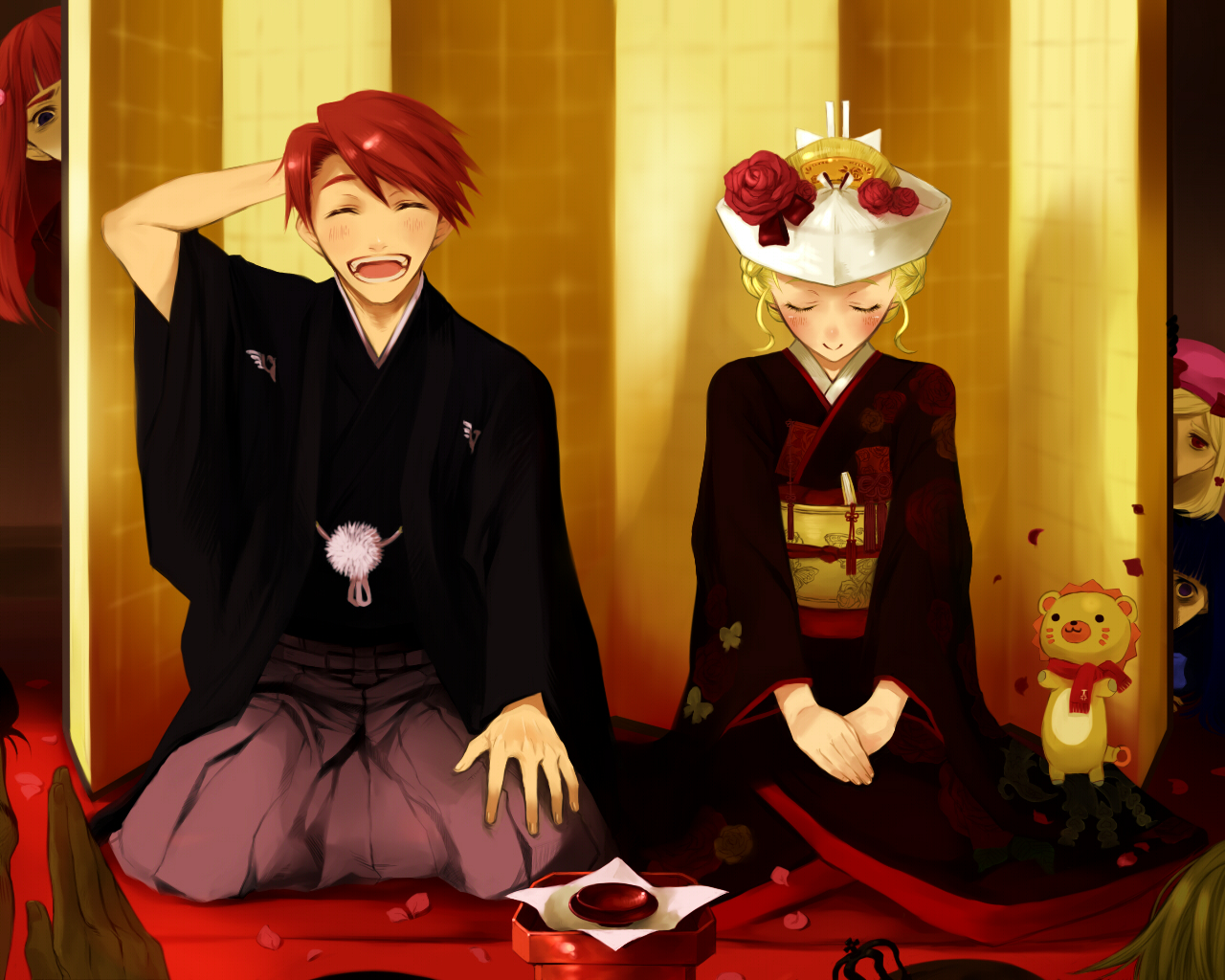 beatrice, frederica_bernkastel, lambdadelta, male, sakutaro, umineko_no_naku_koro_ni, ushiromiya_ange, ushiromiya_battler