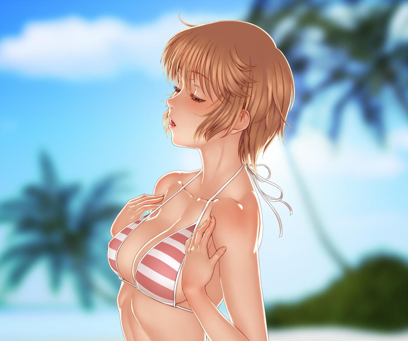 gochou_(kedama), swimsuit, tagme
