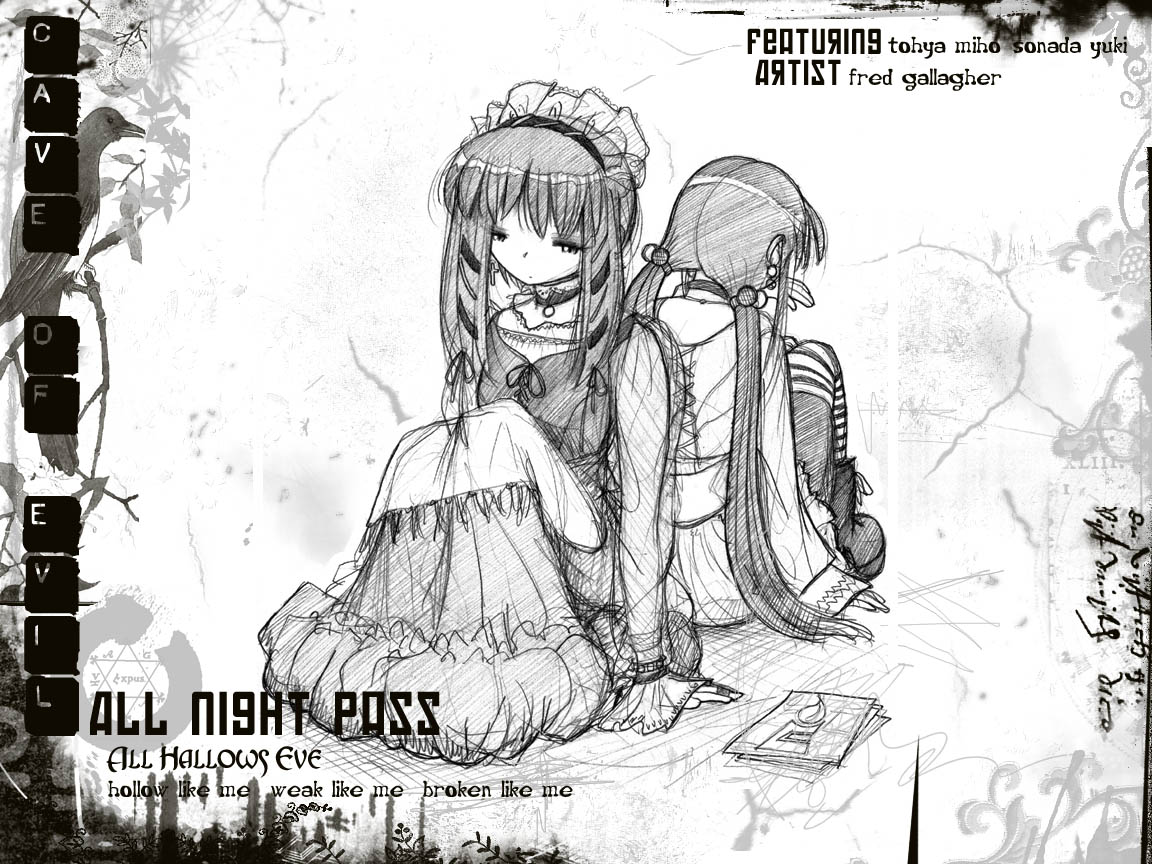 fred_gallagher, megatokyo, monochrome, sonoda_yuki, tohya_miho