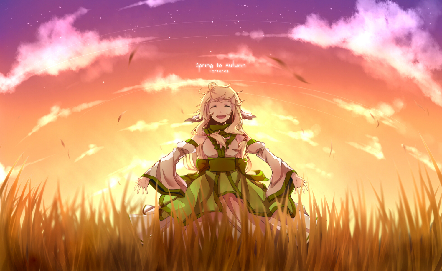 blonde_hair, sunset, tartaros_online