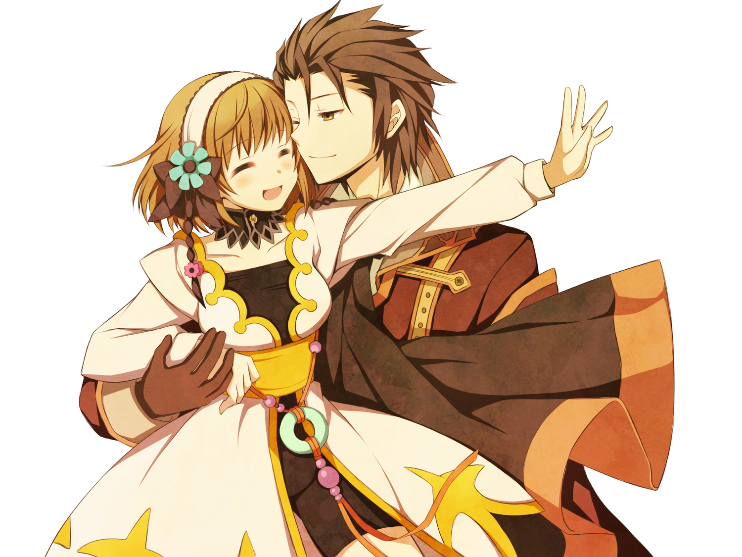 alvin, ayamisiro, brown_hair, leia_rolando, tales_of_xillia, white
