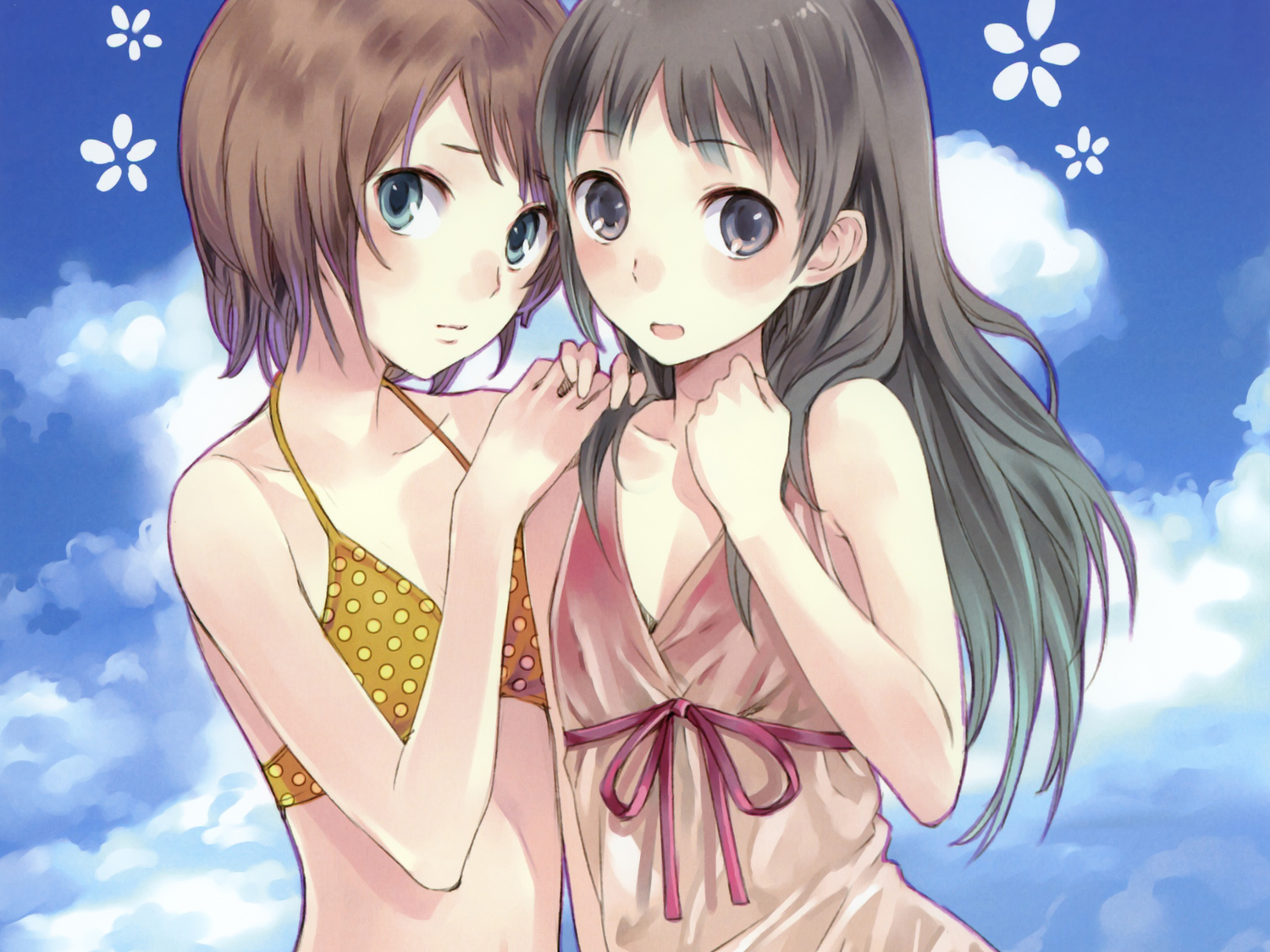 atelier_totori, filly_erhard, kishida_mel, swimsuit, totooria_helmold