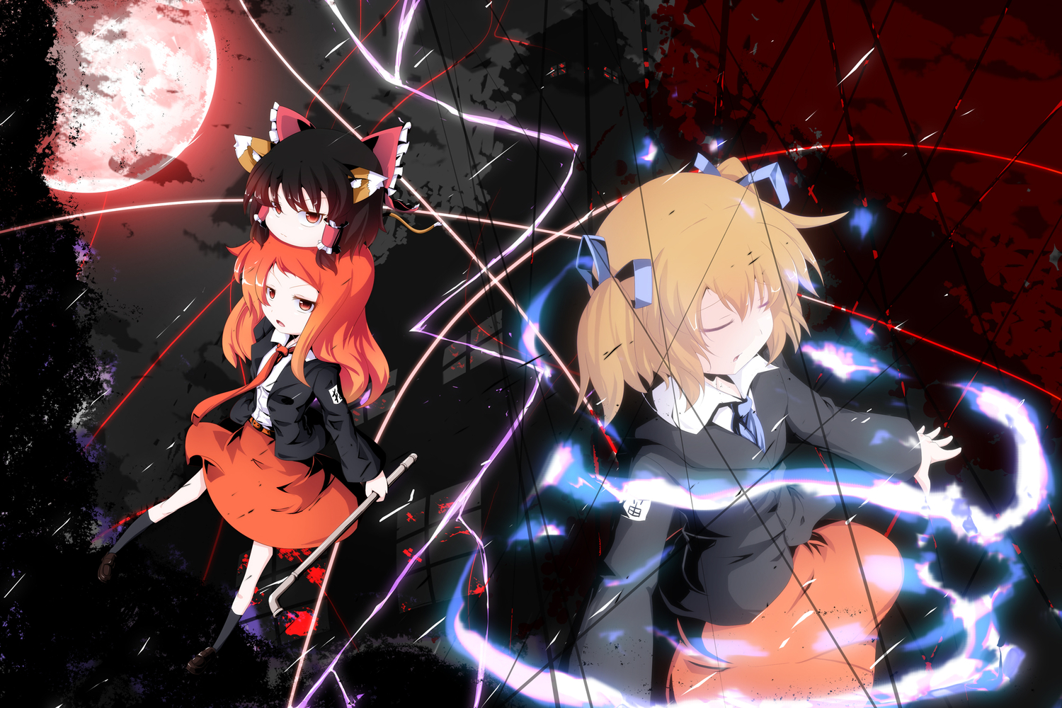 meracle, moon, tagme, touhou, twintails, yukkuri_shiteitte_ne