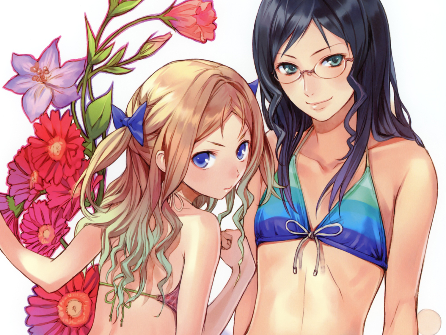 astrid_zxes, atelier_rorona, bikini, cuderia_von_feuerbach, glasses, kishida_mel, swimsuit