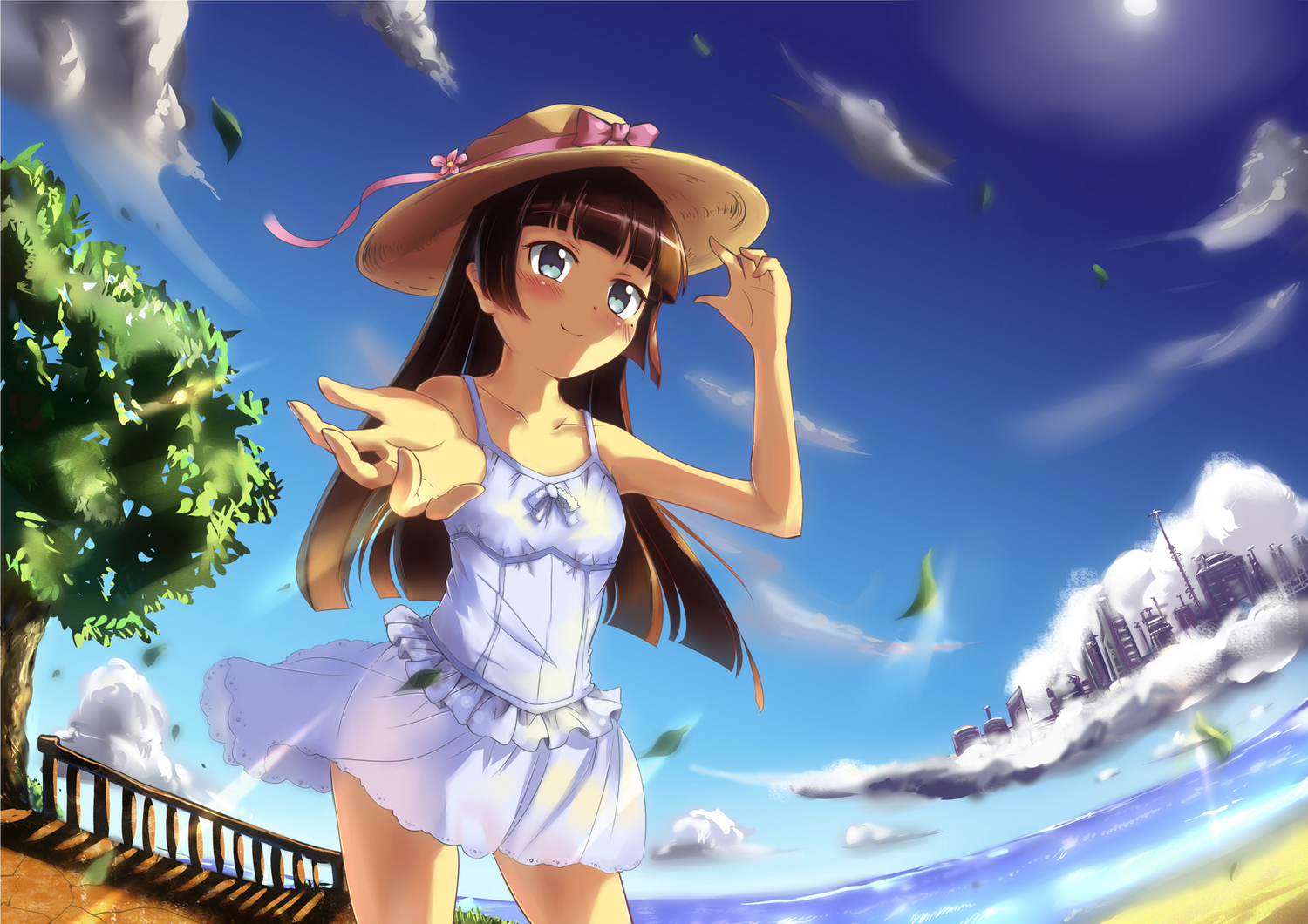 dress, gogetu, gokou_ruri, ore_no_imouto_ga_konna_ni_kawaii_wake_ga_nai, summer_dress