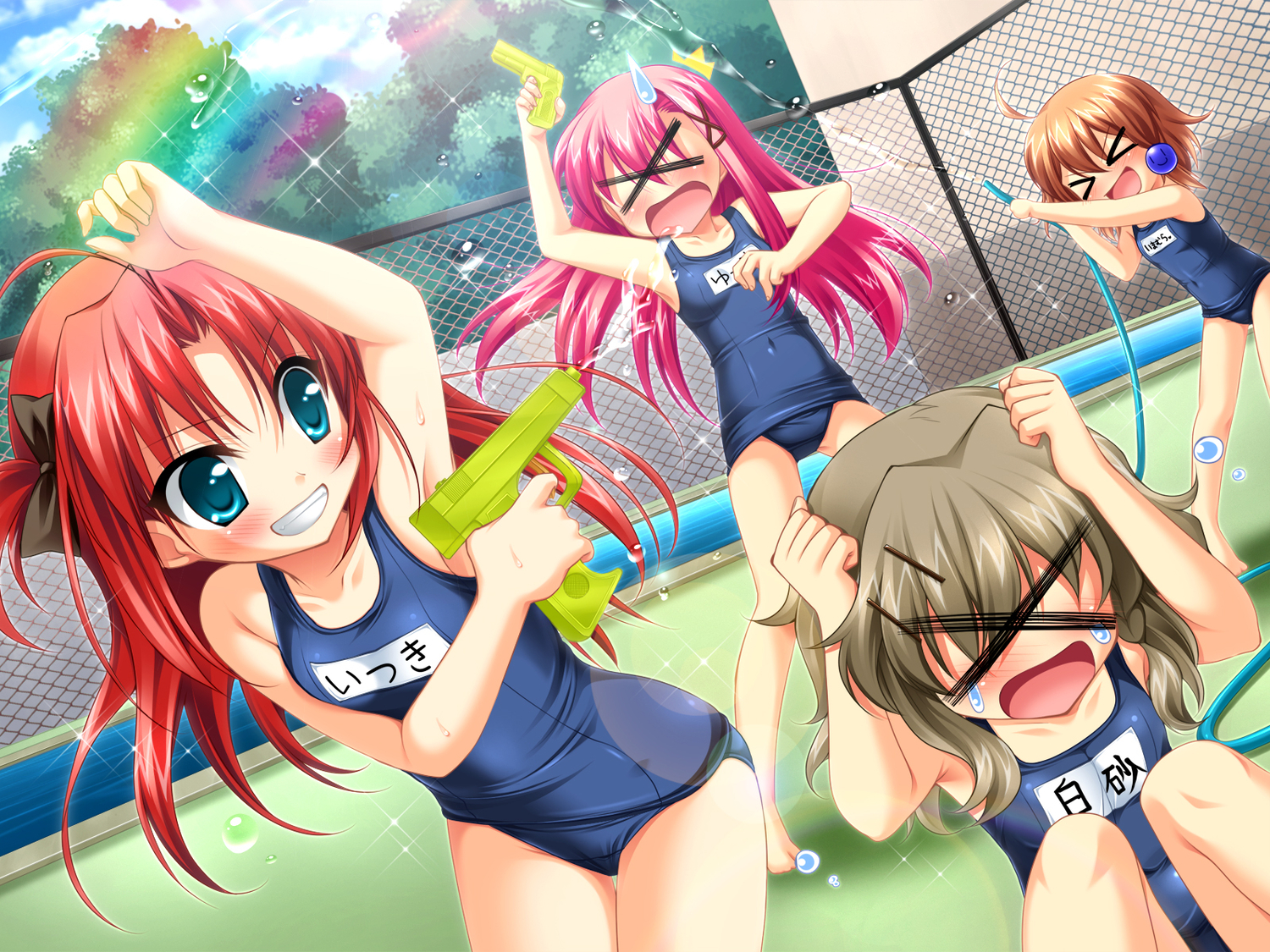 futaba_channel_3, game_cg, genderswap, group, itsuki_(futaba_channel), loli, mii_(futaba_channel), ninoko
