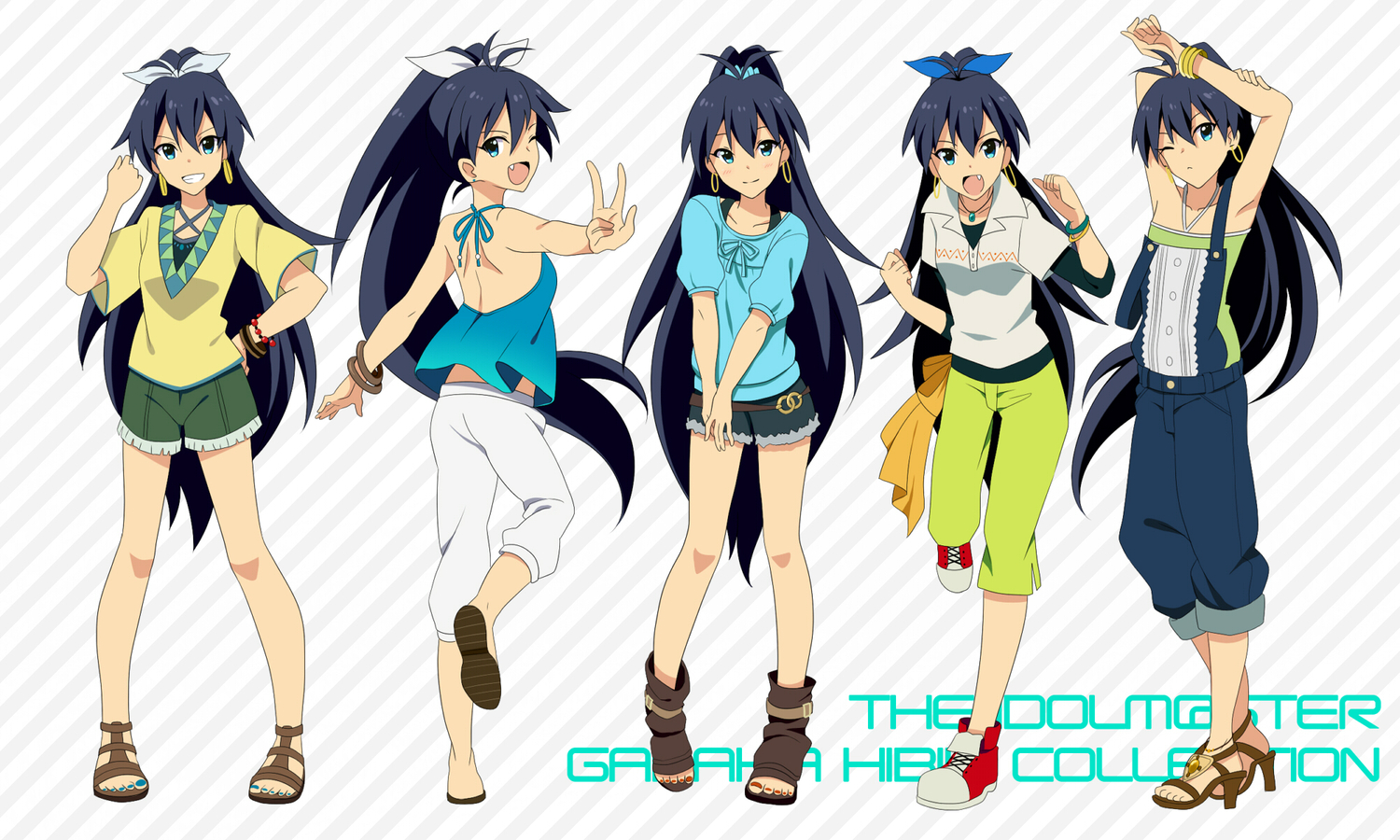 ganaha_hibiki, idolmaster, kyu