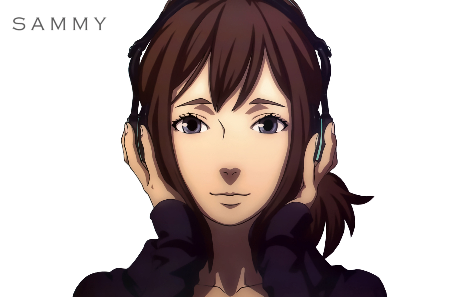 close, eve_no_jikan, headphones, sammy, white