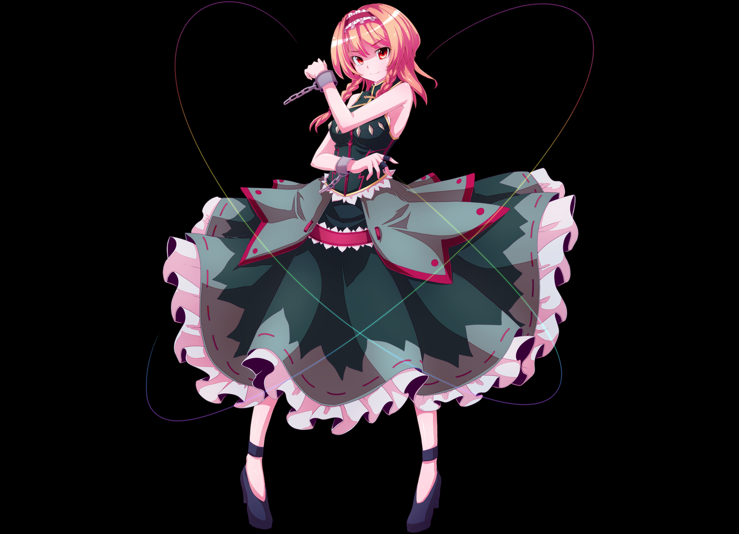 alice_margatroid, black, mage, nikka, touhou, transparent