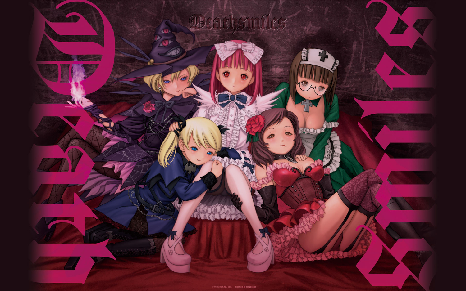 casper, deathsmiles, follet, rosa, sakura_(deathsmiles), windia