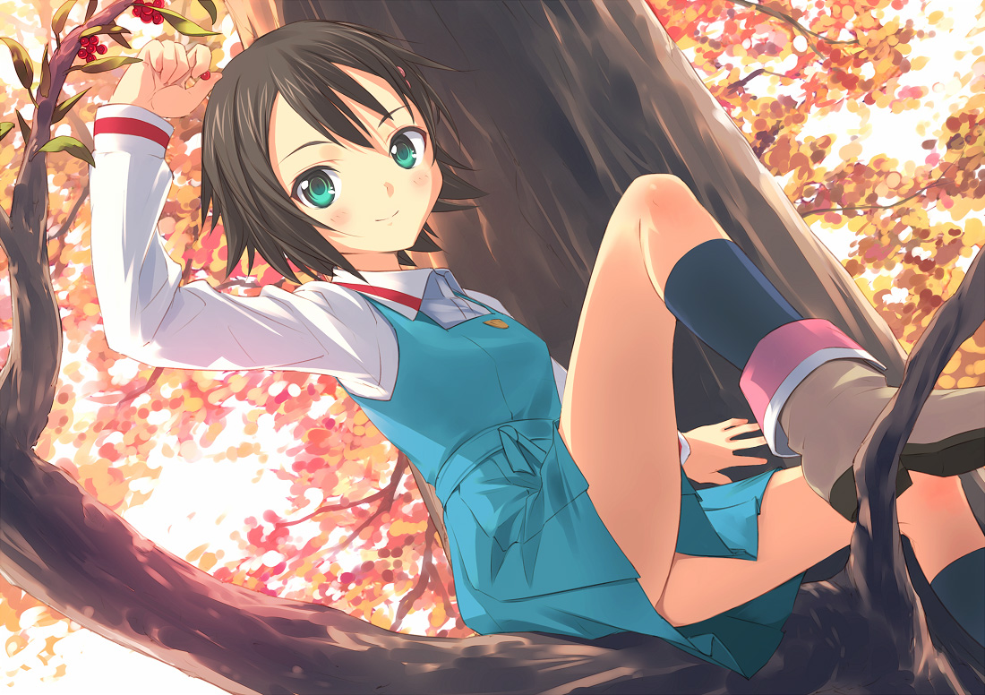 isurugi_noe, school_uniform, true_tears, uni