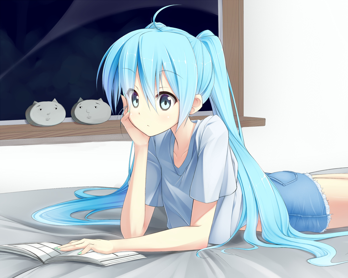 blue_hair, hatsune_miku, kuroneko_shiro, vocaloid