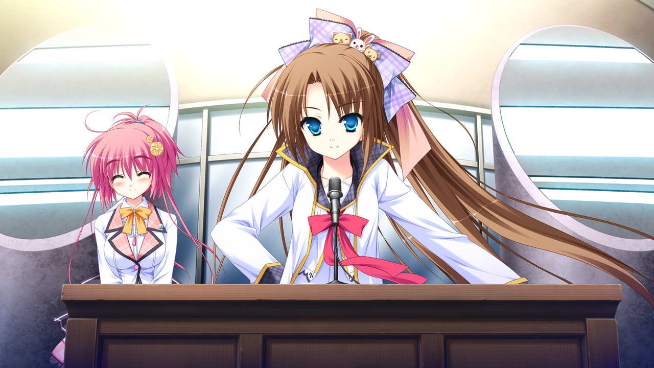 brown_hair, diamic_days, game_cg, himenogawa_kanaka, koboshi_renko, lump_of_sugar, school_uniform, sesena_yau