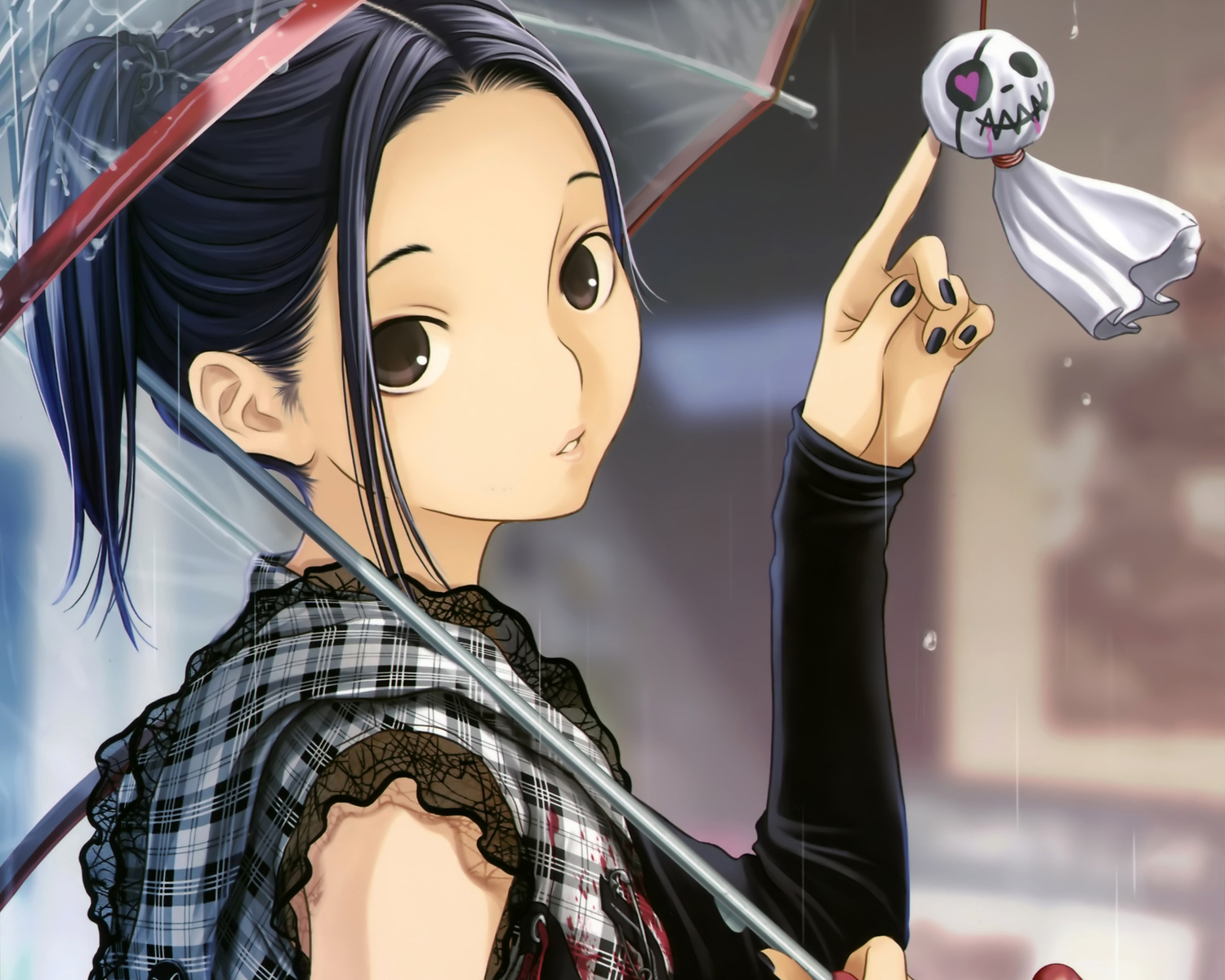 kobayakawa_rinko, love_plus, rain, water