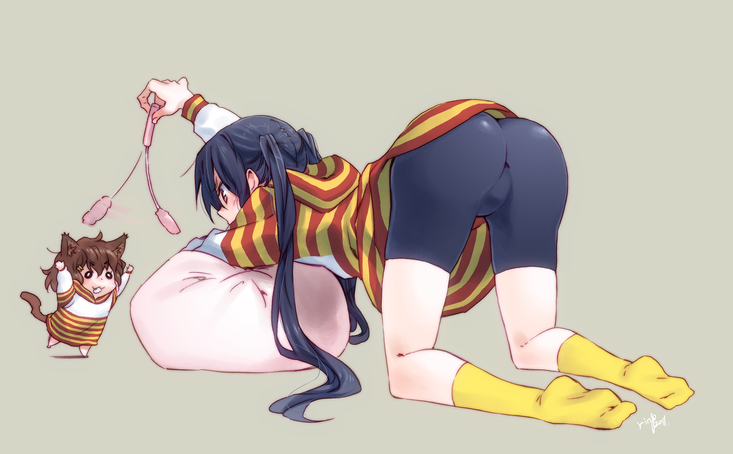ass, hirasawa_yui, k-on!, nakano_azusa, ringo78