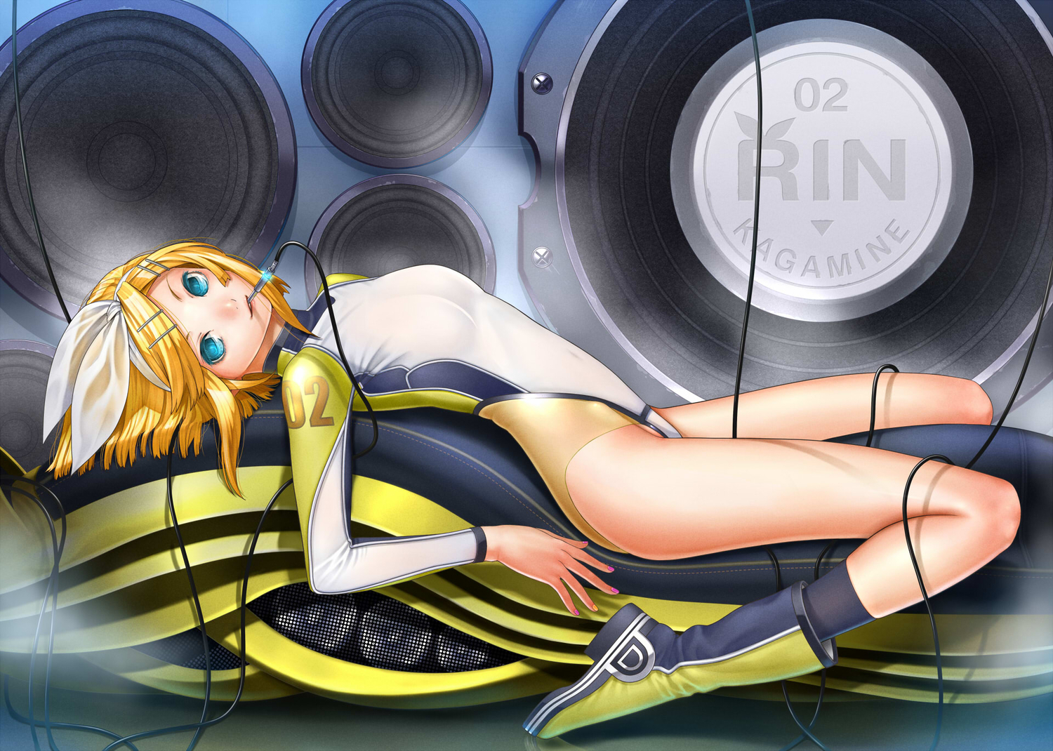 brazen, jpeg_artifacts, kagamine_rin, vocaloid