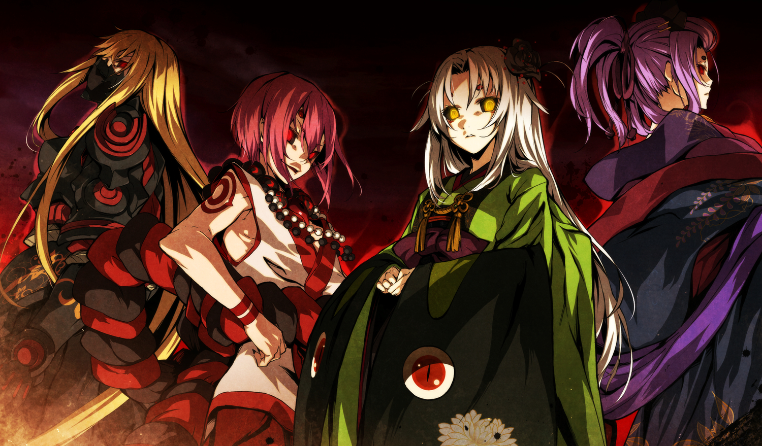 g_yuusuke, game_cg, kajiri_kamui_kagura, tenma_momiji, tenma_morei, tenma_numahime, tenma_tokoyo