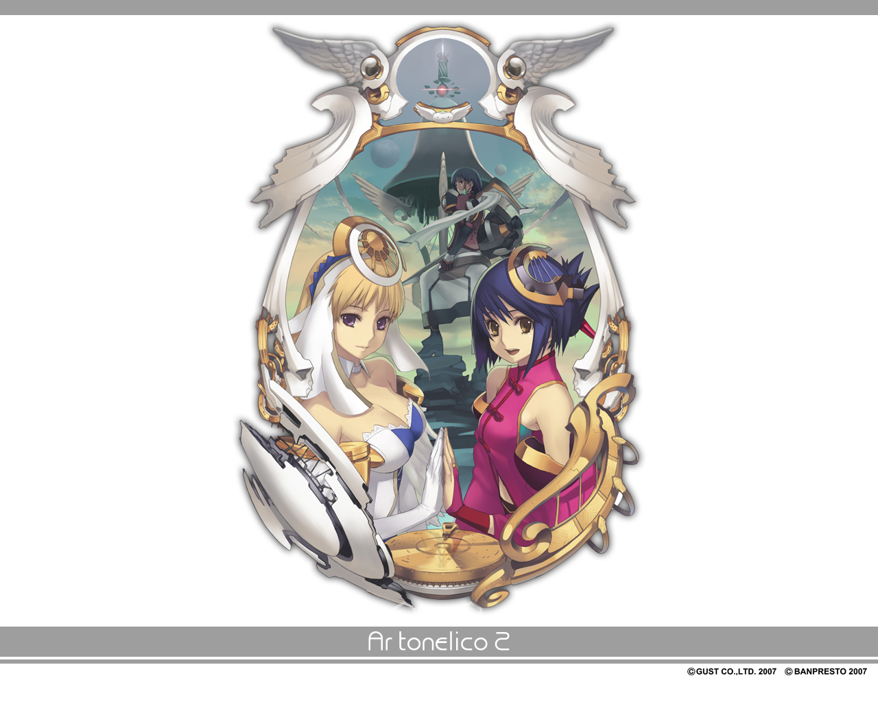ar_tonelico, ar_tonelico_ii, cloche_leythal_pastalia, croix_batel, luca_trulyworth, nagi_ryou, purple_eyes, white