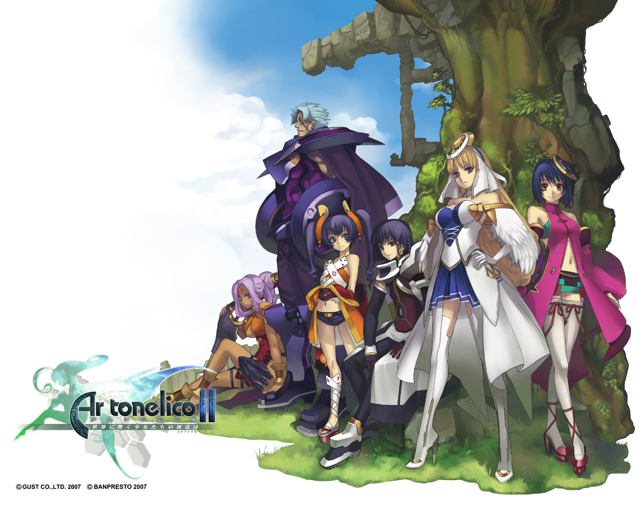 amarie_gelade, ar_tonelico, ar_tonelico_ii, cloche_leythal_pastalia, cocona_vatel, leglius_branchesca, luca_trulyworth, nagi_ryou