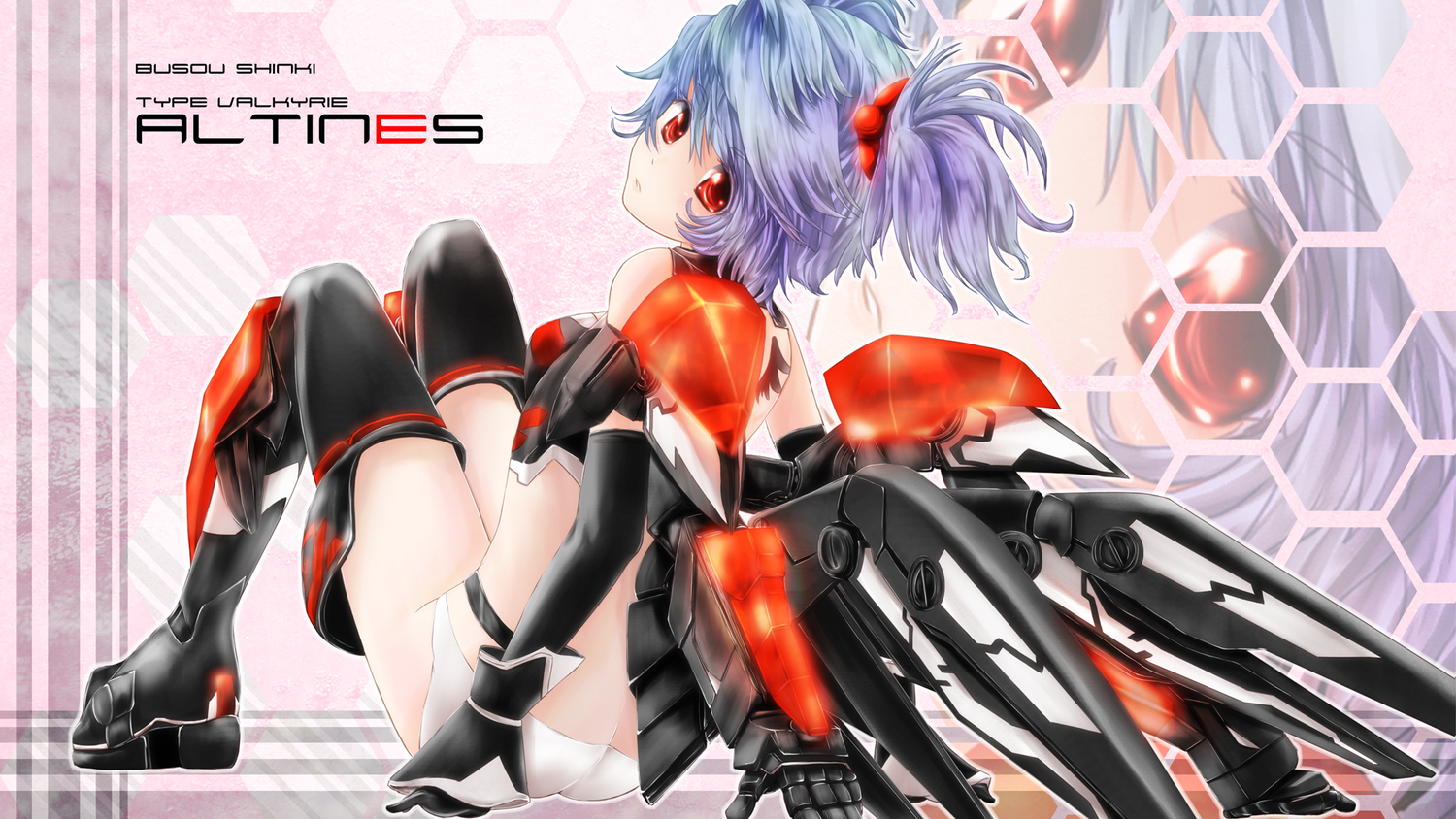 altines, busou_shinki, panties, r0g0b0, red_eyes, underwear