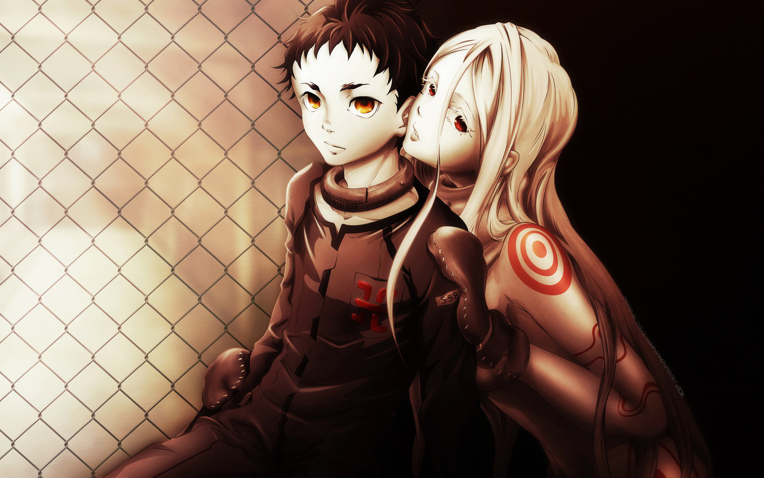 deadman_wonderland, igarashi_ganta, shiro_(deadman_wonderland)