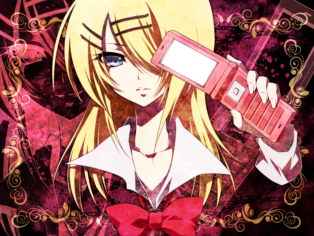 kagamine_rin, phone, ueno_tsuki, vocaloid