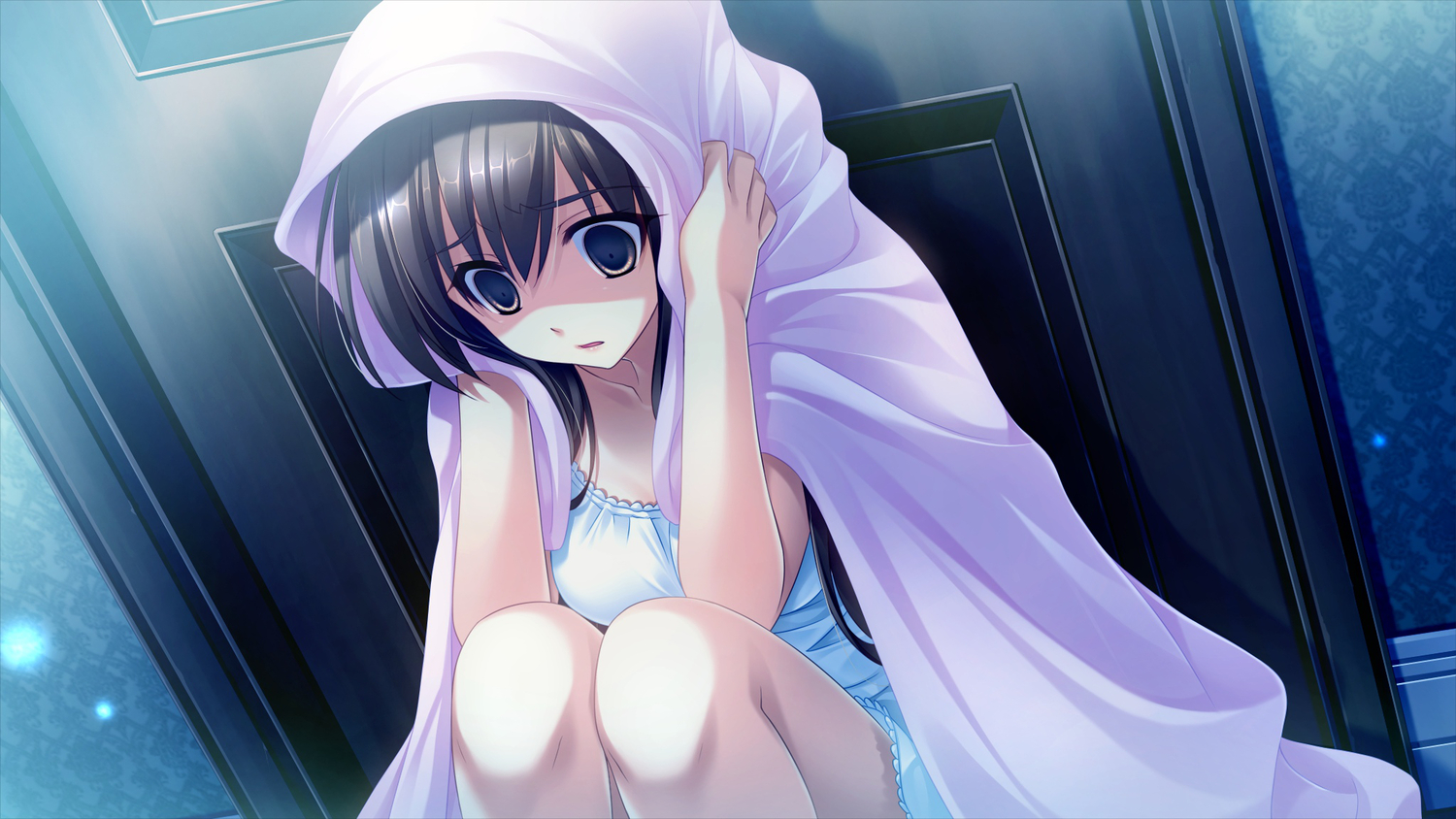 black_hair, brown_eyes, cabbit, game_cg, long_hair, michiru_(midori_no_umi), midori_no_umi, yukie