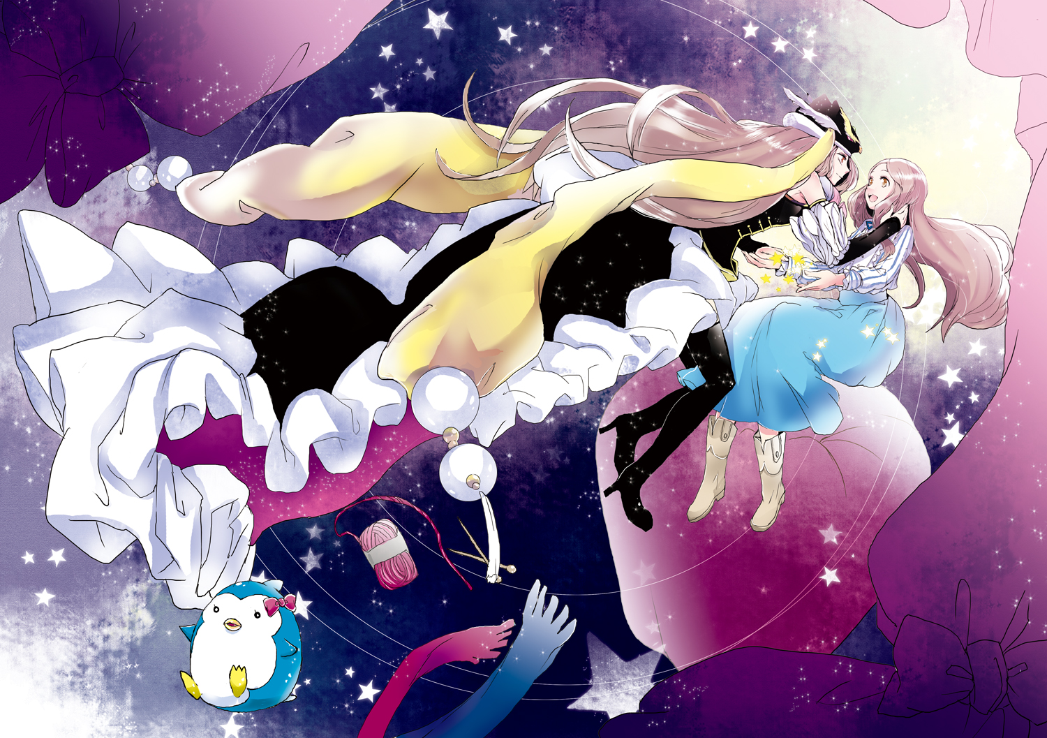 animal, bird, kotokoto, mawaru_penguindrum, penguin, takakura_himari