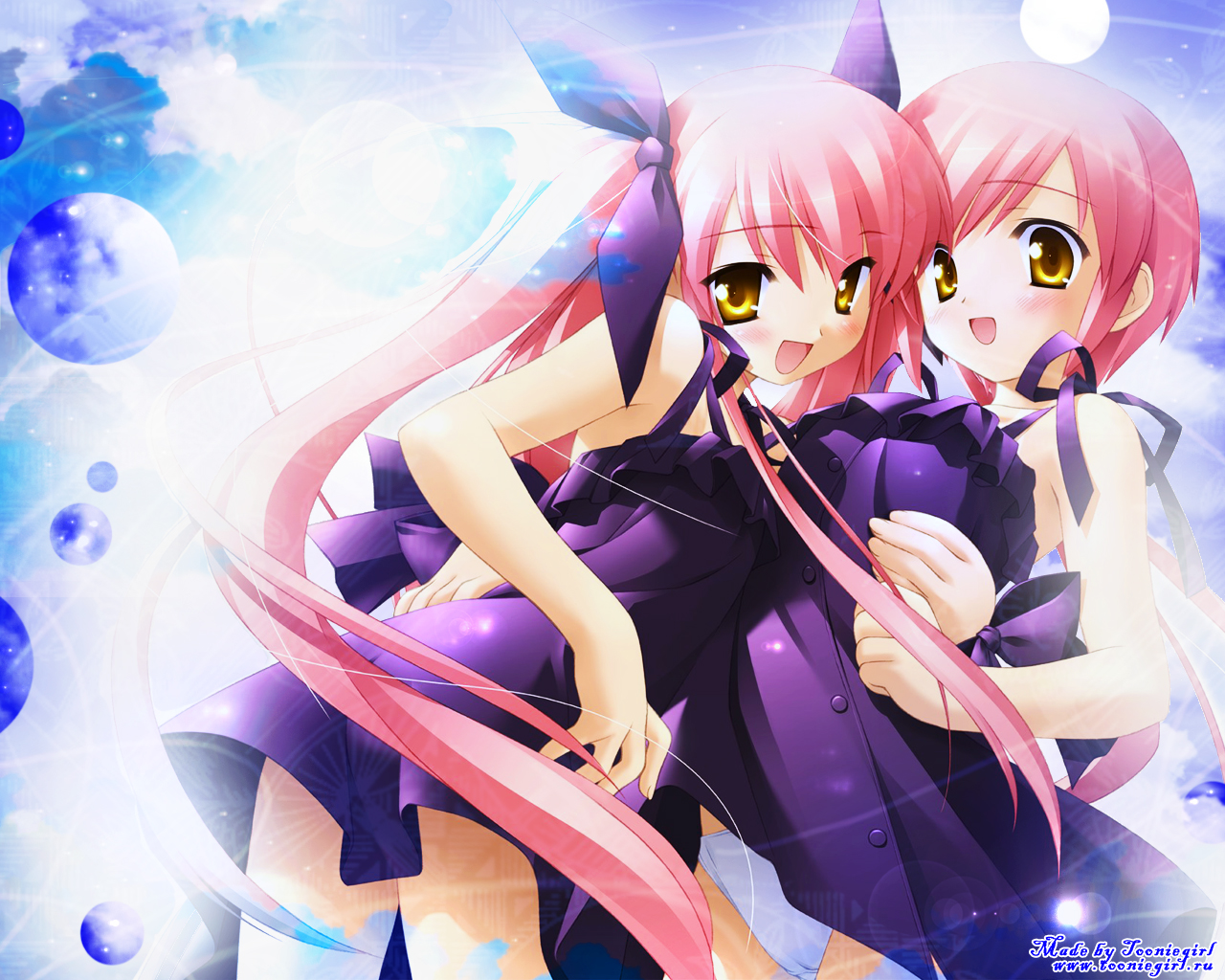kousaka_alice, kousaka_maria, suigetsu, twins