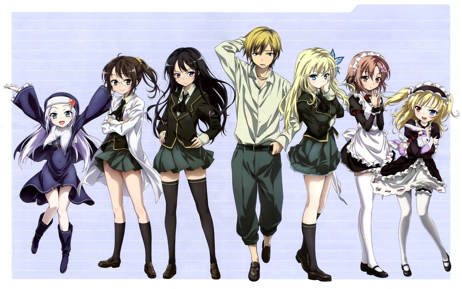 bicolored_eyes, boku_wa_tomodachi_ga_sukunai, hasegawa_kobato, hasegawa_kodaka, jpeg_artifacts, kashiwazaki_sena, kusunoki_yukimura, loli