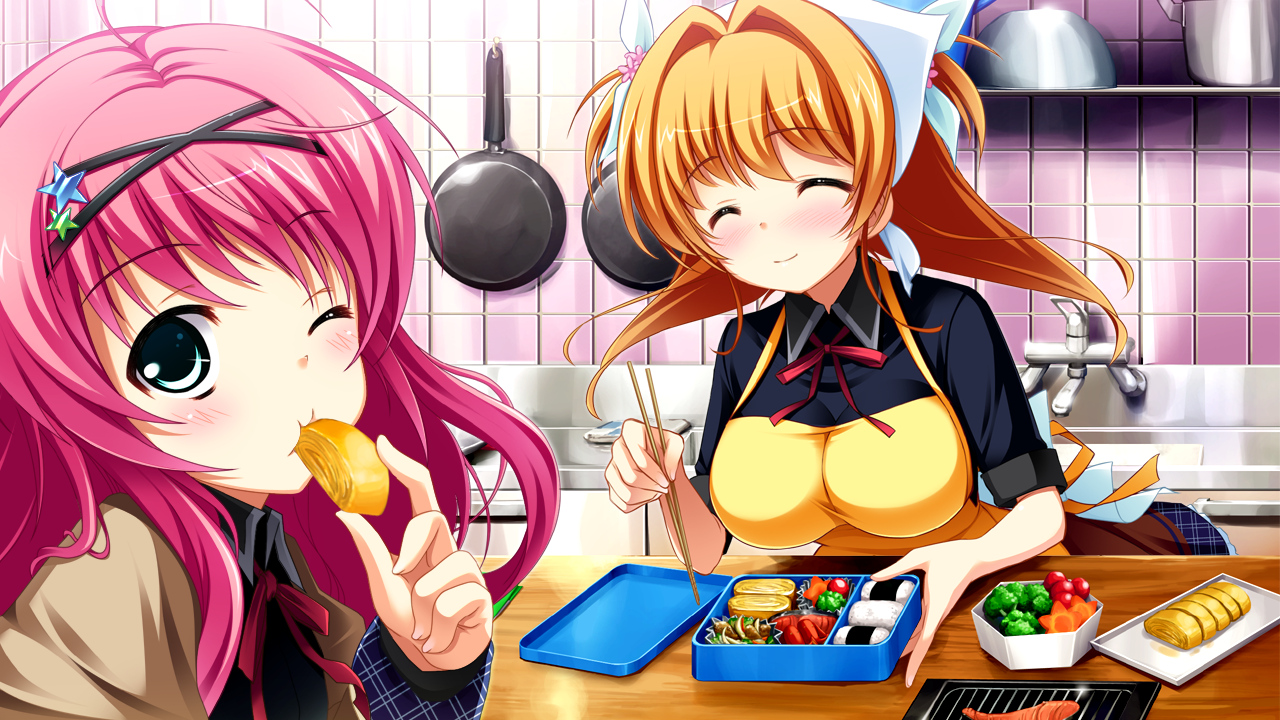 asa_project, game_cg, kinomoto_misaki, kinomoto_nokia, panta, renai_zero_kilometer