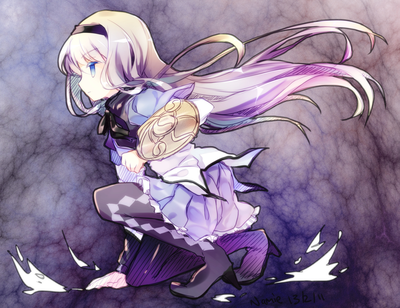 akemi_homura, long_hair, mahou_shoujo_madoka_magica, namie-kun, tagme