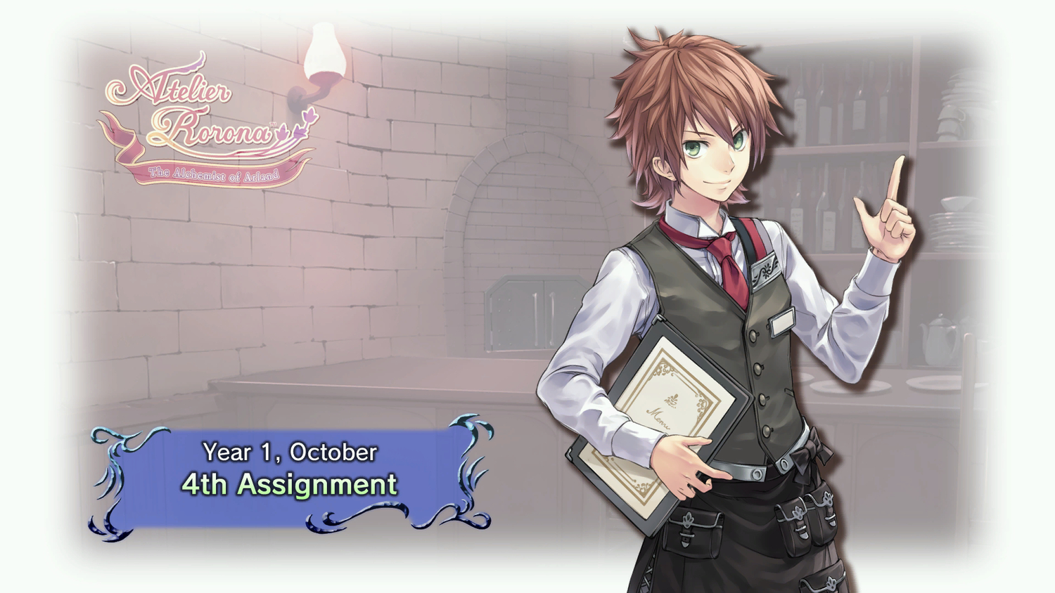 all_male, atelier_rorona, game_cg, green_eyes, iksel_jahnn, kishida_mel, male, red_hair