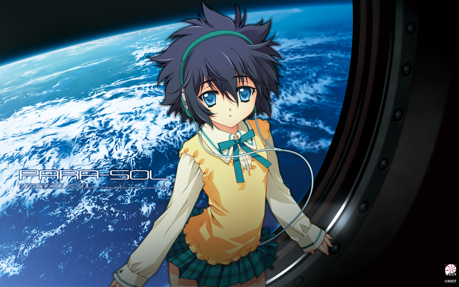 carnelian, headphones, para-sol, school_uniform, yatabe_miu